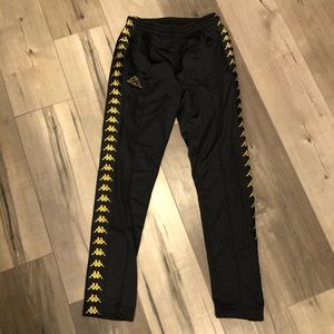 Kappa Black Track Pants
